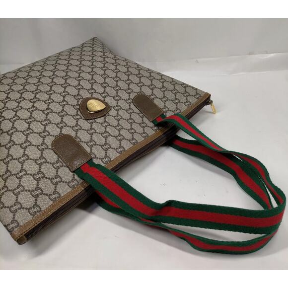 Gucci GG Monogram PLUS Web Tote Bag - Picture 3 of 9